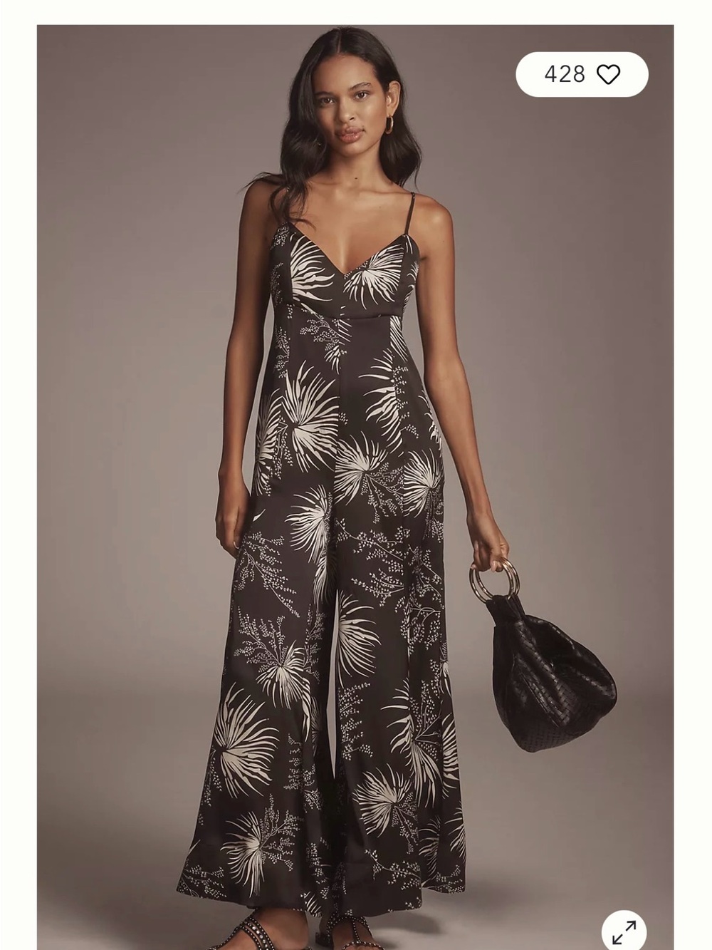 Anthropologie Bishop + Young Nora Wide-Leg Jumpsuit NWT Size S